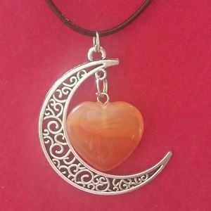 Chakra healing stone pendant necklace